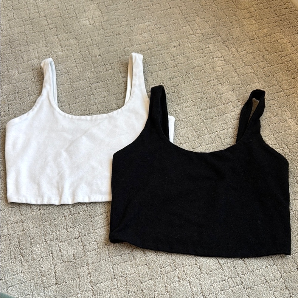 Women’s Wild Fable Black and White Women's Crop Tops Size XXS